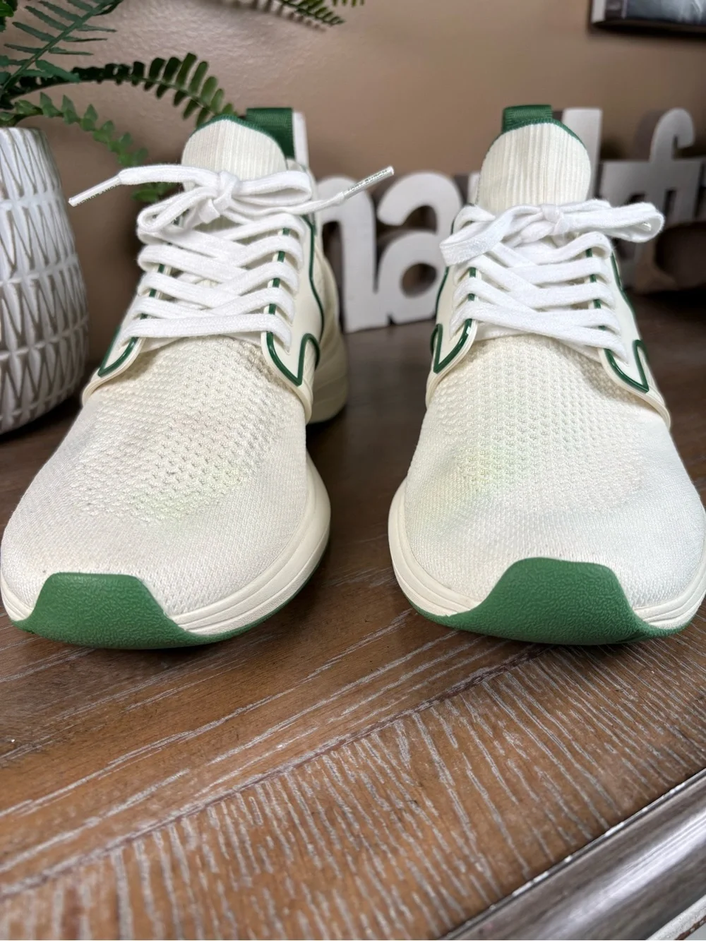 Tory Burch T Sock Runner Knit Sneakers in new ivory/arugula Women’s Size 11M